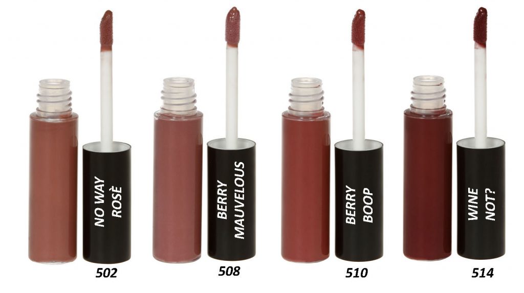 bold berry natural vegan lipgloss shades